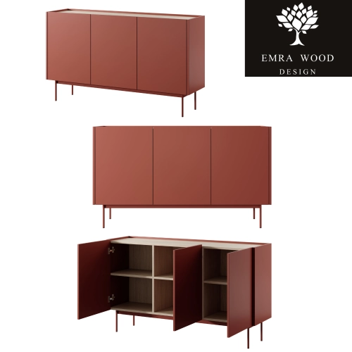 Komoda CERAMIC RED
